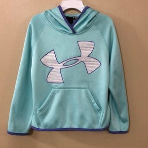 Little Girls Under Armour fleece hoodie size 5